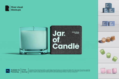 Jar of Candle Mockup Series