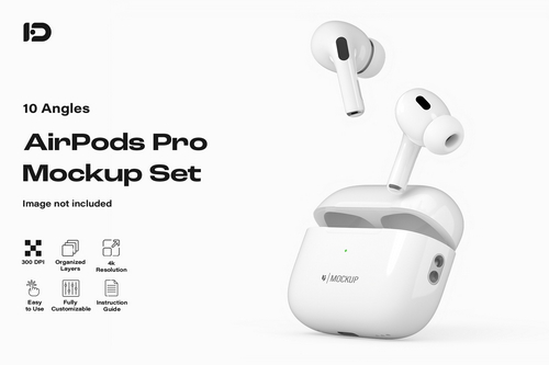 Airpods Pro Mockup Set