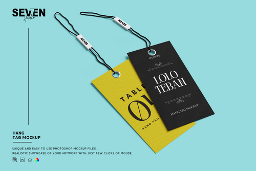 Tag Mockup Set
