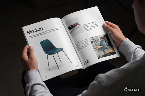 Lifestyle Magazine Mockup