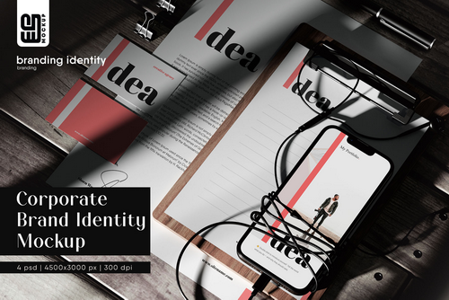 Corporate Brand Identity Mockup