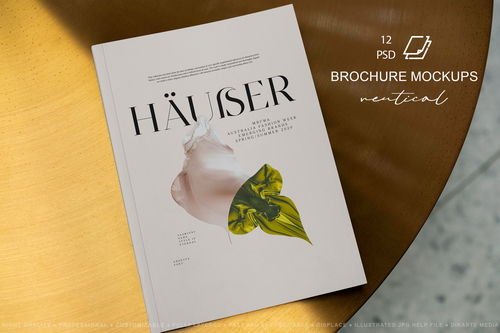 Vertical Brochure Mockups