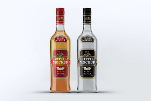 Glass Bottle Mock-Up