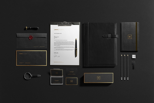 Premium Stationery Branding Mockup