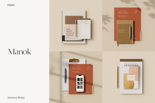 Manok - Stationary Mockup