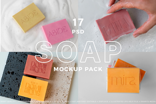 Soap MockUps Pack Dikarte Media