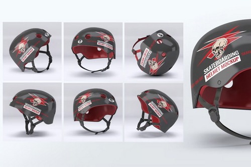 Skateboarding Helmet Mock-Up
