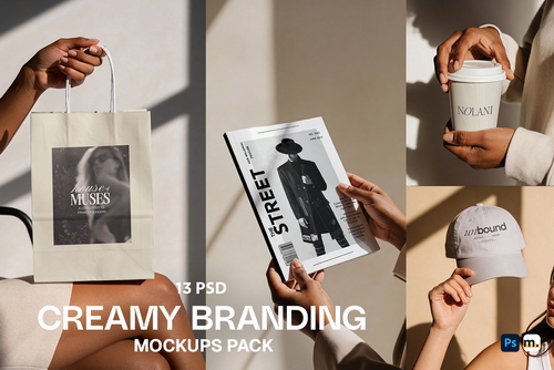 Creamy Branding Mockups Pack