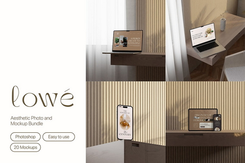Lowe - Minimal Mockup Bundle