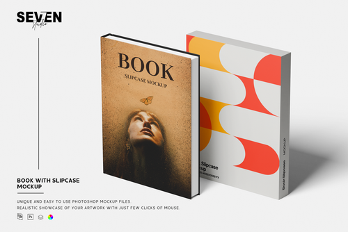 Book with Slipcase Mockup Set
