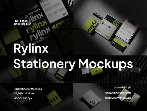 Rylinx Stationery Mockups