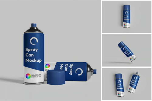 Spray Can Mockup