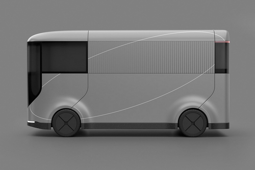 Electric Van 01 Standard Mockup Electric Van 01 Standard Mockup