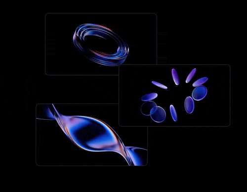 Wannathis - Glass abstract animated shapes vol.2