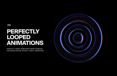 Wannathis - Glass abstract animated shapes vol.2