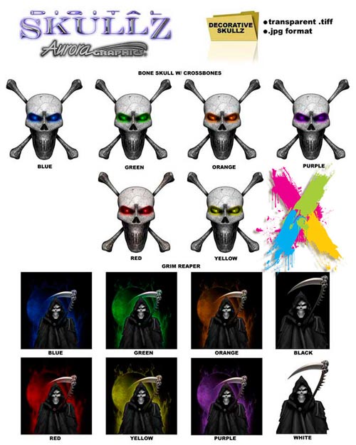 Aurora Graphics - Digital Skullz