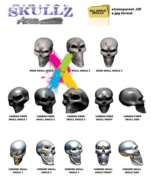Aurora Graphics - Digital Skullz