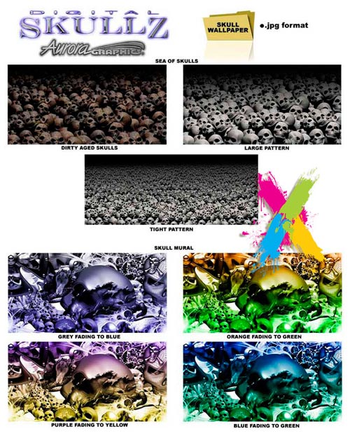 Aurora Graphics - Digital Skullz
