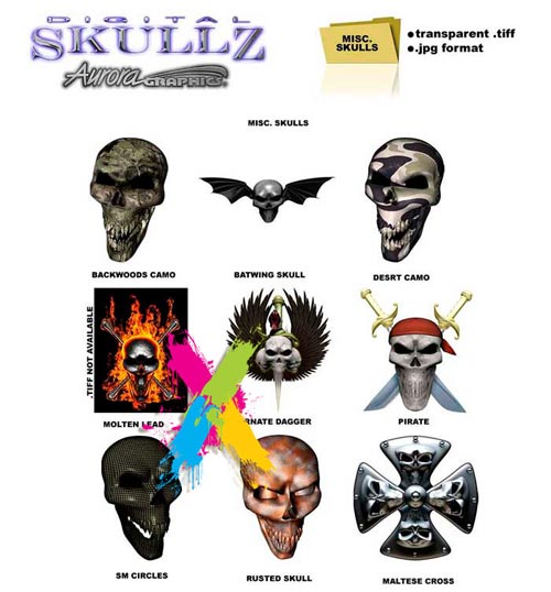 Aurora Graphics - Digital Skullz