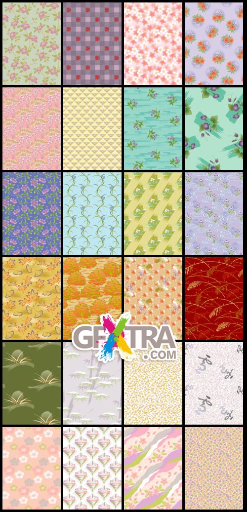 SoftEgg - DesignPower Wagara 1 Vector Patterns 100xEPS