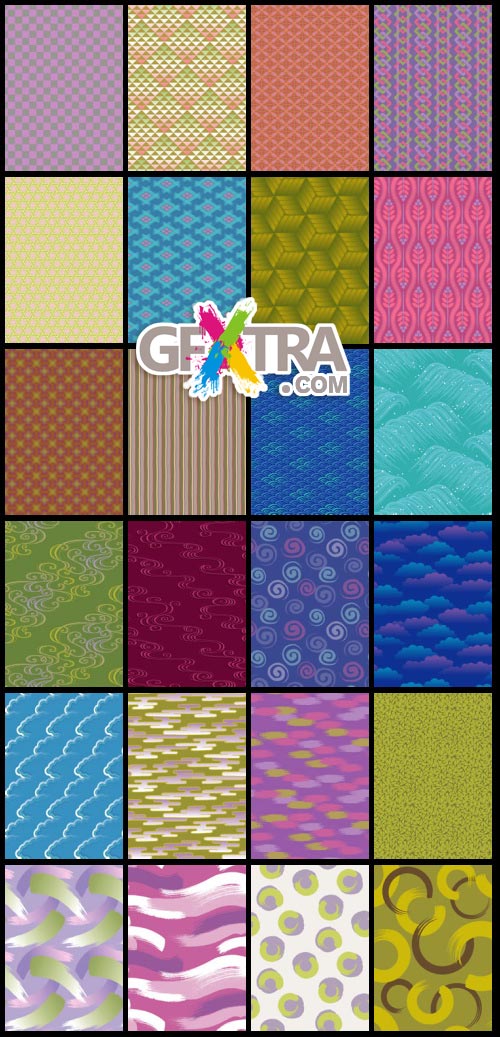 SoftEgg - DesignPower Wagara 1 Vector Patterns 100xEPS