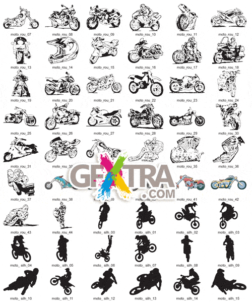ClipArt Design - Ultimate Bike Art - Mini Pack