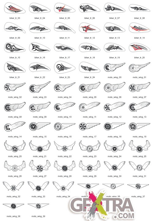 ClipArt Design - Ultimate Bike Art - Mini Pack
