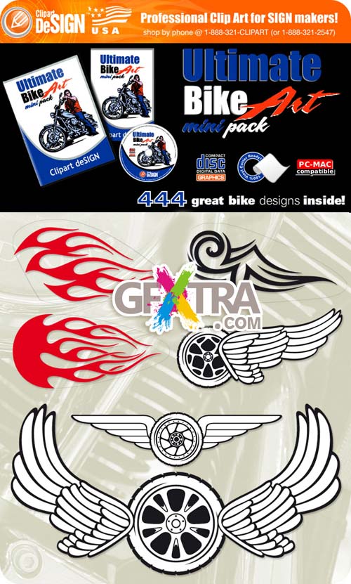 ClipArt Design - Ultimate BikeArt - Mini Pack
