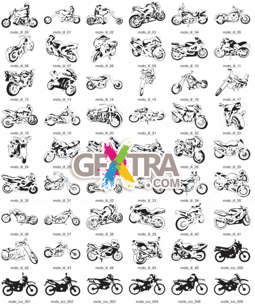 ClipArt Design - Ultimate Bike Art - Mini Pack