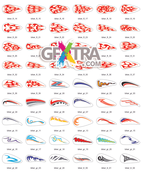 ClipArt Design - Ultimate Bike Art - Mini Pack