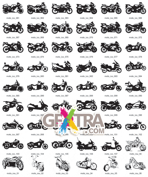 ClipArt Design - Ultimate Bike Art - Mini Pack