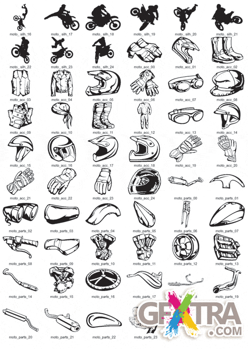 ClipArt Design - Ultimate Bike Art - Mini Pack