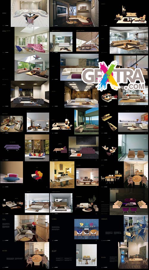 Il Loft - 671 Furniture Models OBJ &amp; DWG