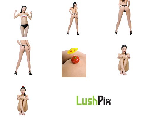 LushPix UNY749 Young Lady: Body & Wellness