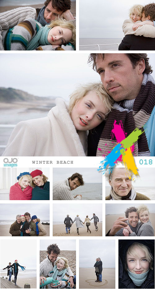 OJO Images OJ018 Winter Beach