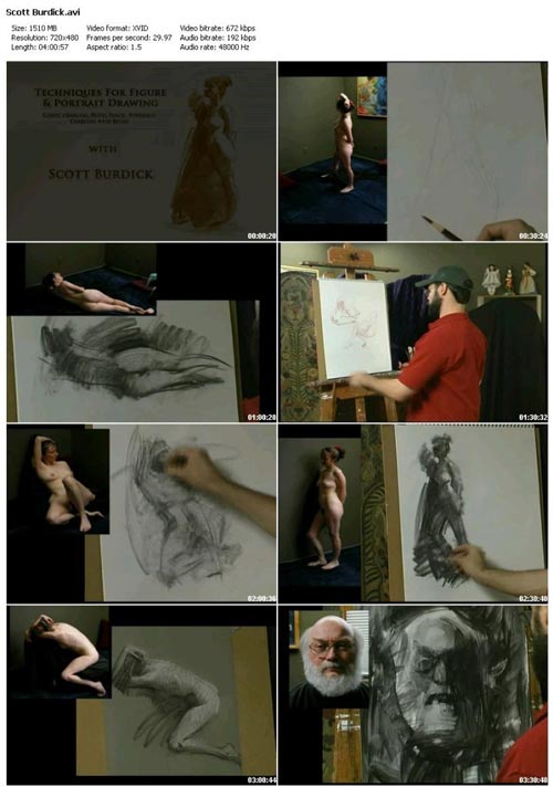 Techniques in Figure and Portrait Drawing - Scott Burdick