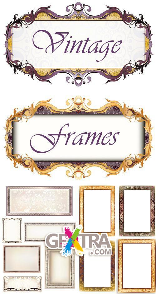 Vintage Frames 3xEPS - Vector SS