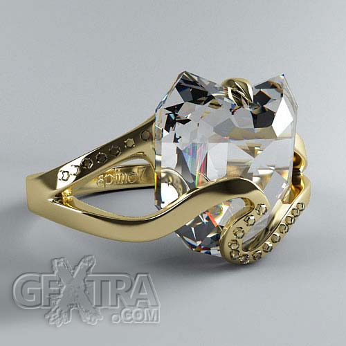 Diamond Ring, 3Dmax