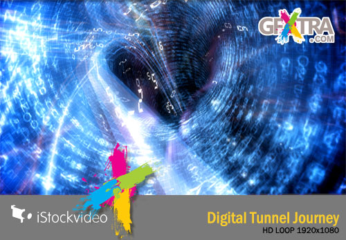 iStockVideo - Digital Tunnel Journey HD1080 Seamless Loop