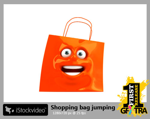 iStockVideo - Shopping Bag Jumping HD720