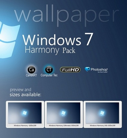 Wallpaper - Windows 7 Harmony Pack
