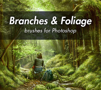 Foliage & Branches Brushes for Photoshop