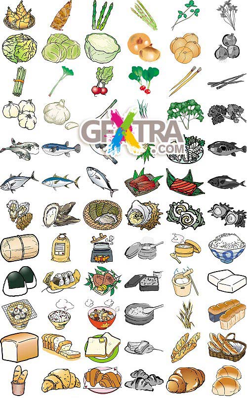 Sugoneta 027 Fresh Ingredients 8xCD 540xJPEG 1950xEPS