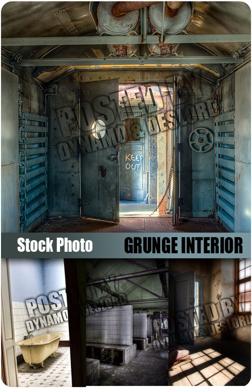 UHQ Stock Photo - Grunge Interior