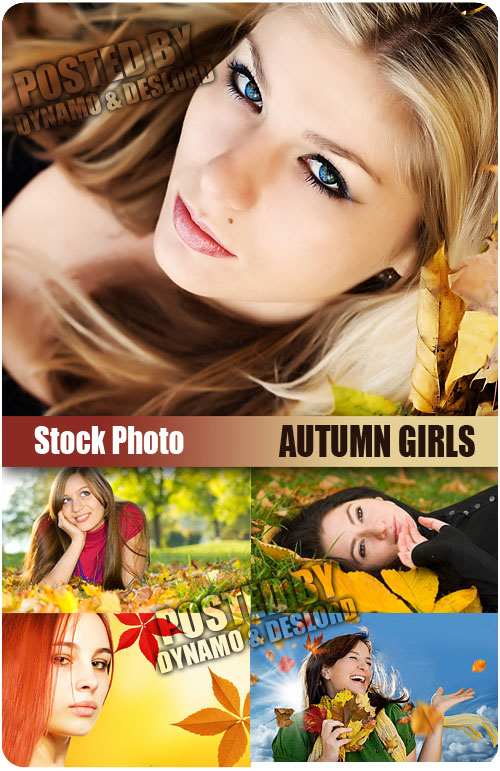 UHQ Stock Photo - Autumn Girls
