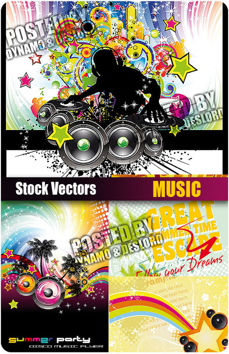 Stock Vectors - Music