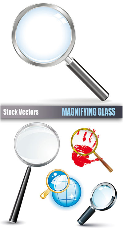 Stock Vectors - Magnifying glass