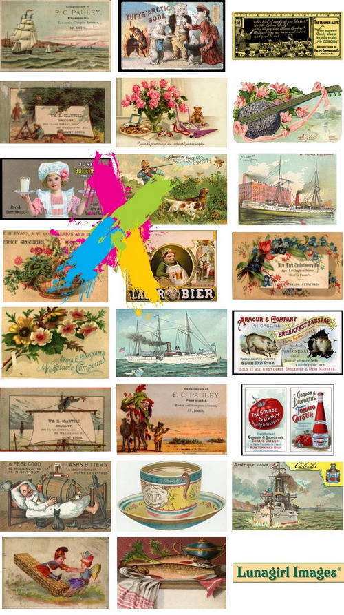 LunaGirl - Vintage Advertisements, Posters & Trade Cards CD2 LunaGirl - Vintage Advertisements, Posters & Trade Cards CD2