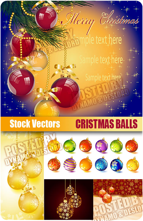 Stock Vectors - Cristmas Balls