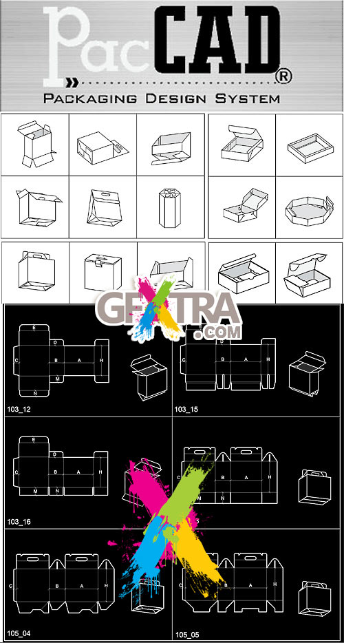 PacCAD Packing Designs Version 4.0, 937xEPS